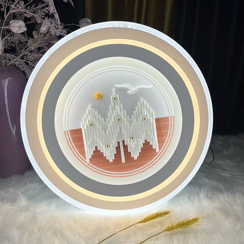 Modern minimalist style ceiling light for master bedroom, warm and romantic room light, study light fixture, 2023 new style.