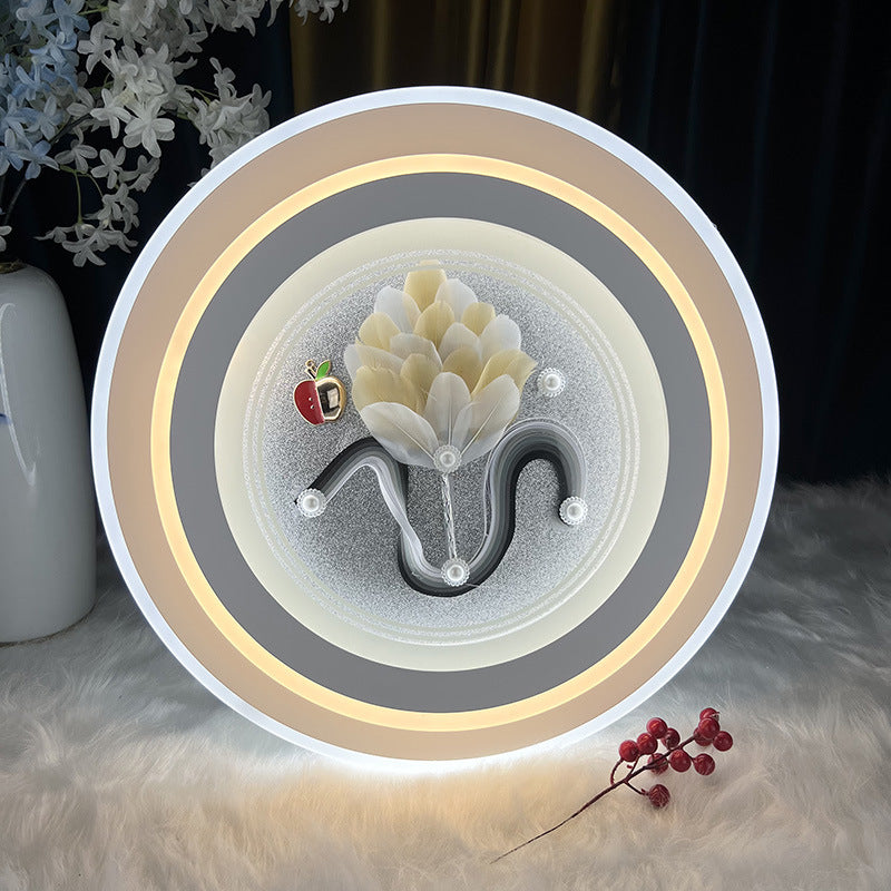 Modern minimalist style ceiling light for master bedroom, warm and romantic room light, study light fixture, 2023 new style.