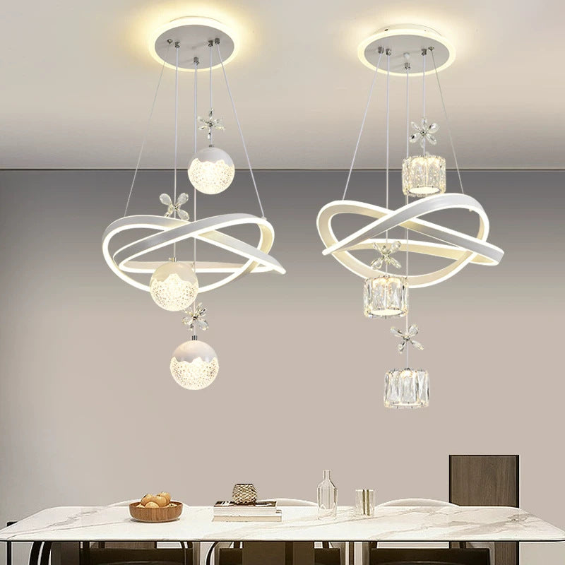 Modern minimalist chandelier for dining room, bar counter, and bedroom.