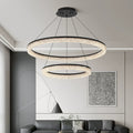 Luxury Italian style living room chandelier, grand circular design, modern hall main light, Nordic style lighting set, manufacturer, cross-border exclusive supply.