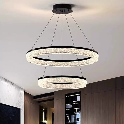 Luxury Italian style living room chandelier, grand circular design, modern hall main light, Nordic style lighting set, manufacturer, cross-border exclusive supply.
