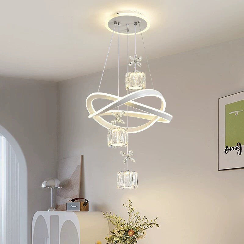 Modern minimalist chandelier for dining room, bar counter, and bedroom.