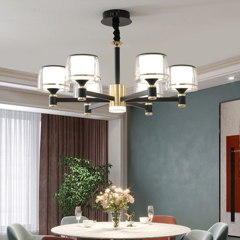 Modern minimalist living room chandelier, LED lighting sets, dining room and bedroom lights, grand new hall lights