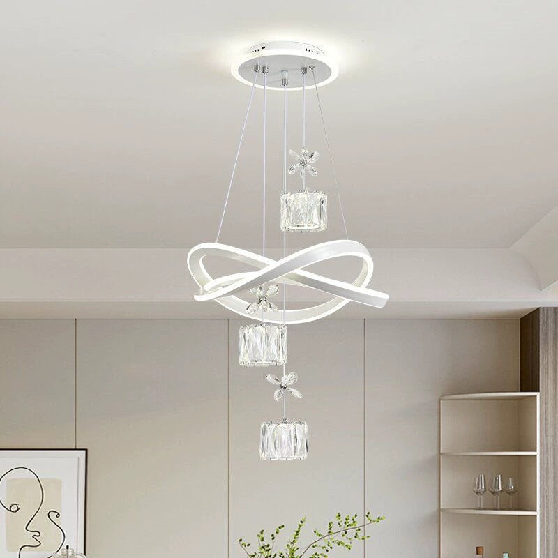 Modern minimalist chandelier for dining room, bar counter, and bedroom.
