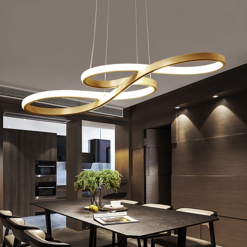 Chandelier with musical note design for restaurants, bars, pianos, rooms, showrooms, music classrooms, and schools; Zhongshan lighting fixtures.