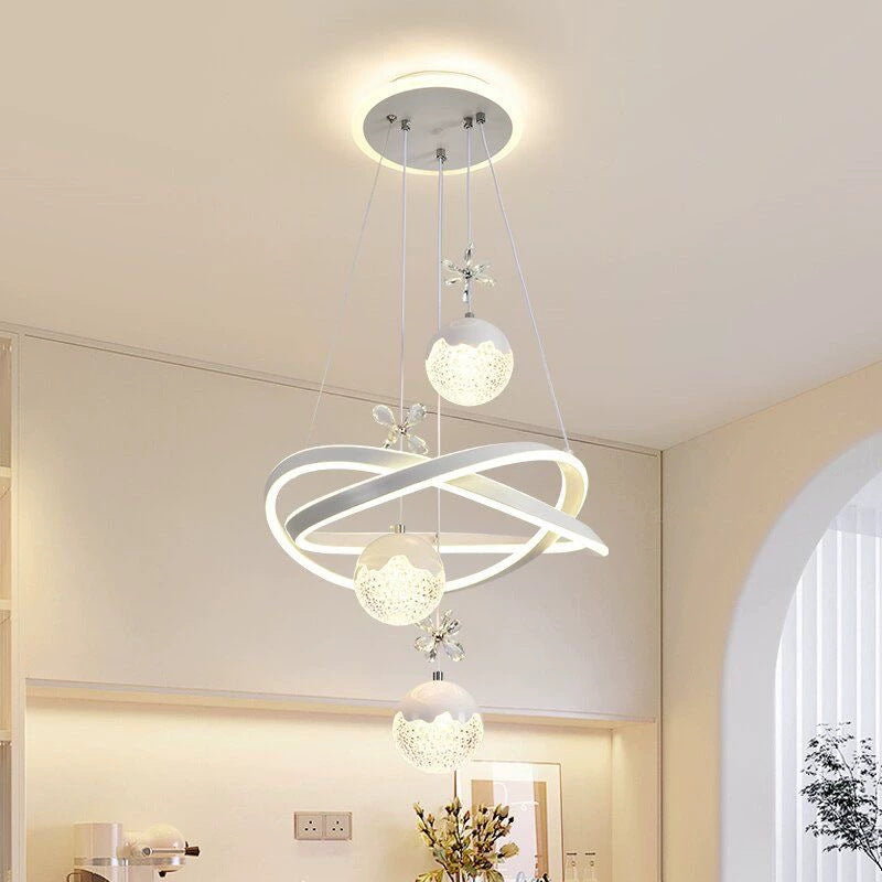 Modern minimalist chandelier for dining room, bar counter, and bedroom.