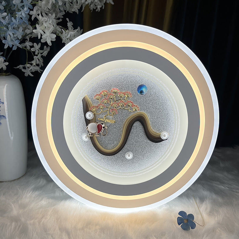 Modern minimalist style ceiling light for master bedroom, warm and romantic room light, study light fixture, 2023 new style.