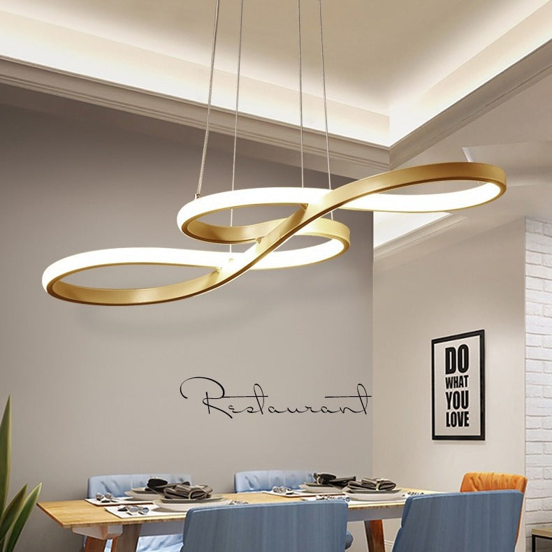 Chandelier with musical note design for restaurants, bars, pianos, rooms, showrooms, music classrooms, and schools; Zhongshan lighting fixtures.